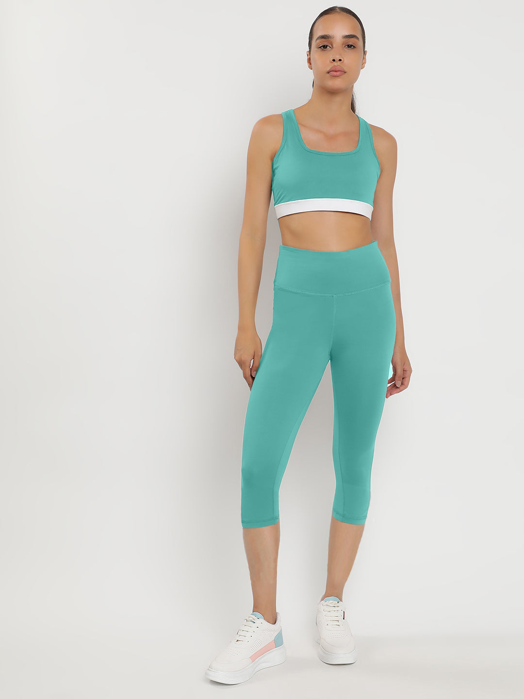 Momentum Bra & Leggings Co-Ord Set 18"- Mint