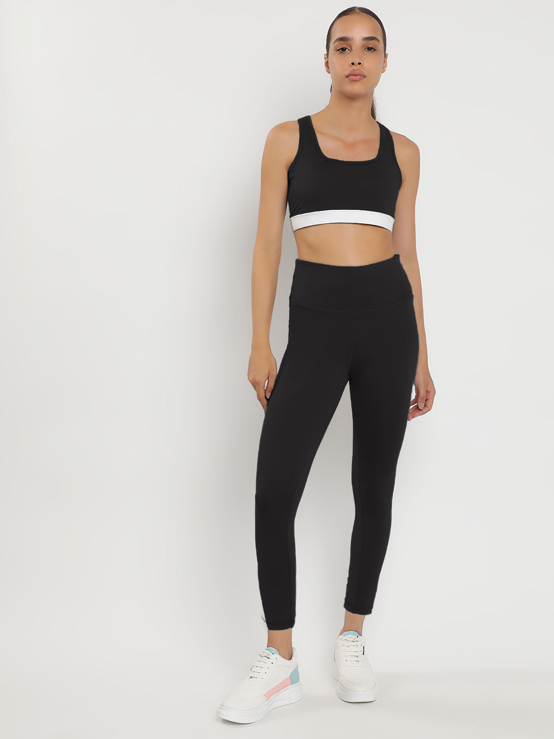 Momentum Bra & Leggings Co-Ord Set 25"- Black