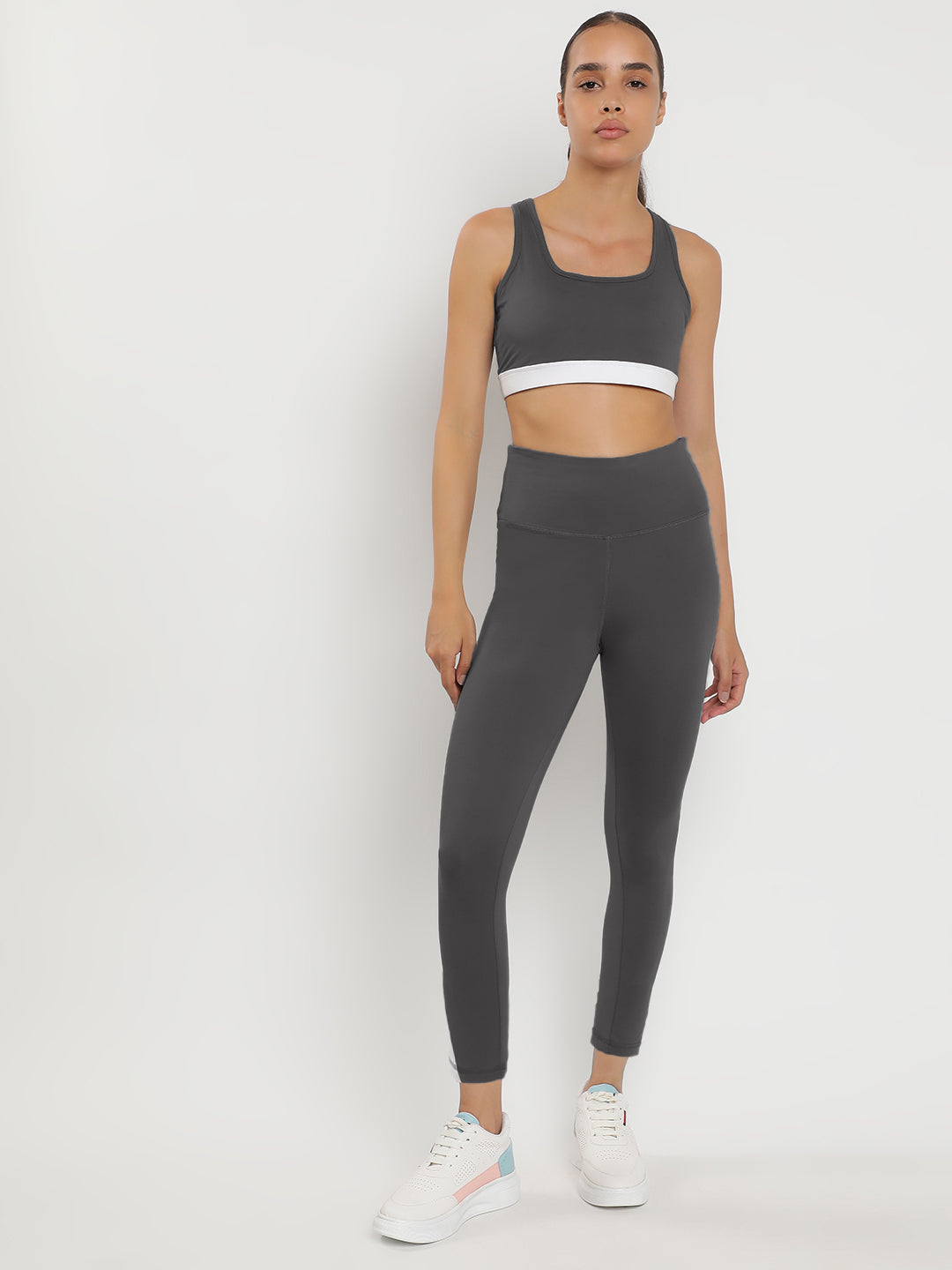 Momentum Bra & Leggings Co-Ord Set 25"- Graphite