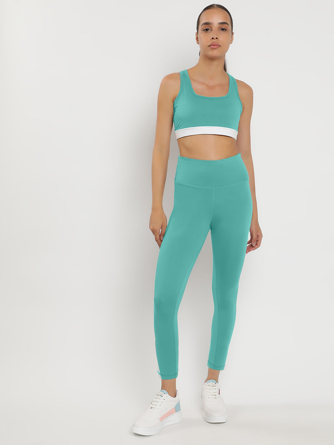 Momentum Bra & Leggings Co-Ord Set 25"- Mint