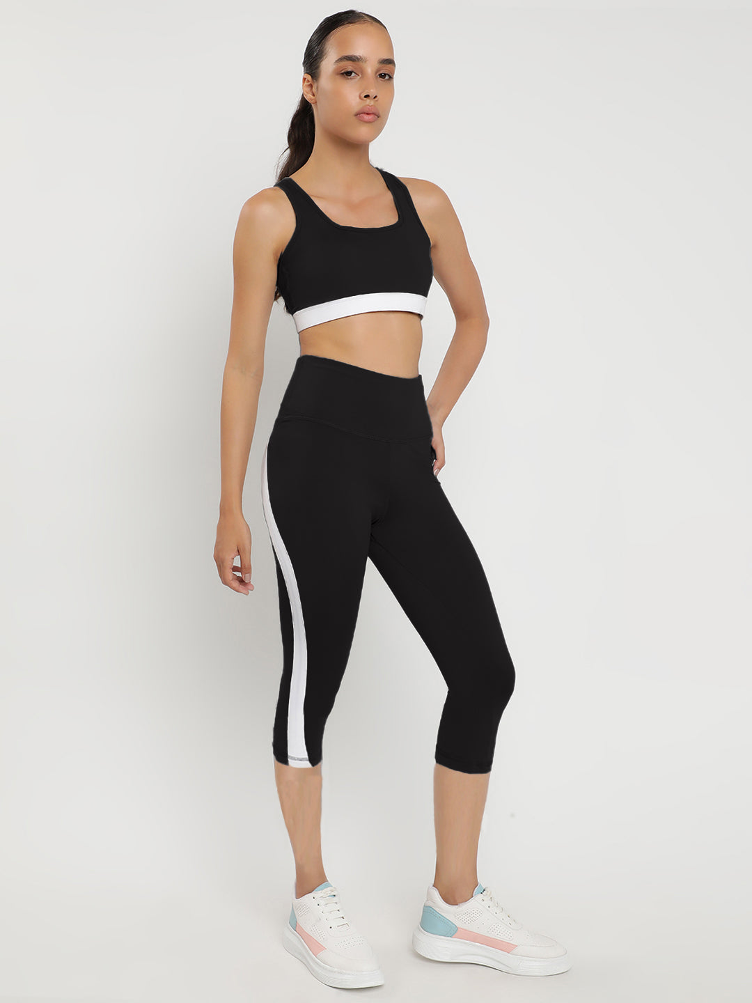 Momentum Bra & Leggings Co-Ord Set 18"- Black