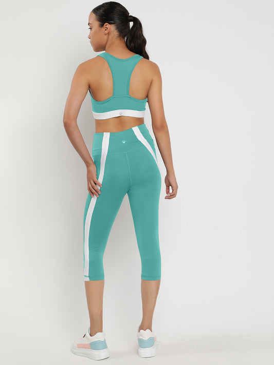 Momentum Bra & Leggings Co-Ord Set 18"- Mint