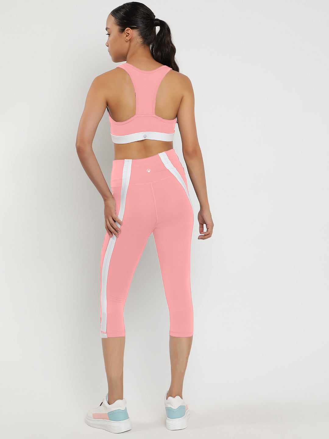 Momentum Bra & Leggings Co-Ord Set 18"- Peach