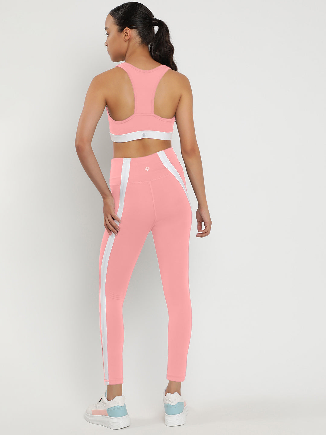 Momentum Bra & Leggings Co-Ord Set 25"- Peach