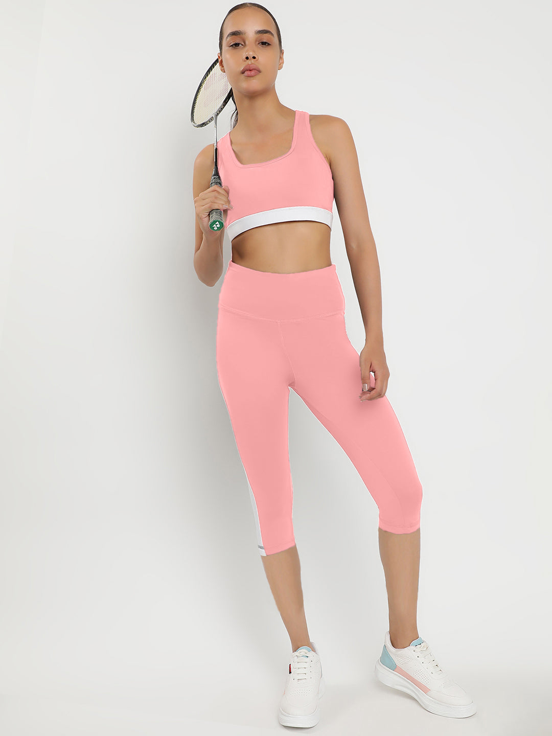 Momentum Bra & Leggings Co-Ord Set 18"- Peach