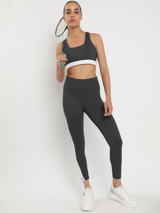 Momentum Bra & Leggings Co-Ord Set 25"- Graphite