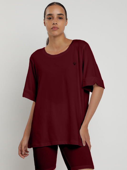 Pulse Tee - Maroon