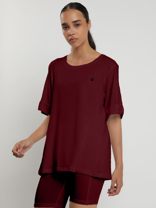 Pulse Tee - Maroon