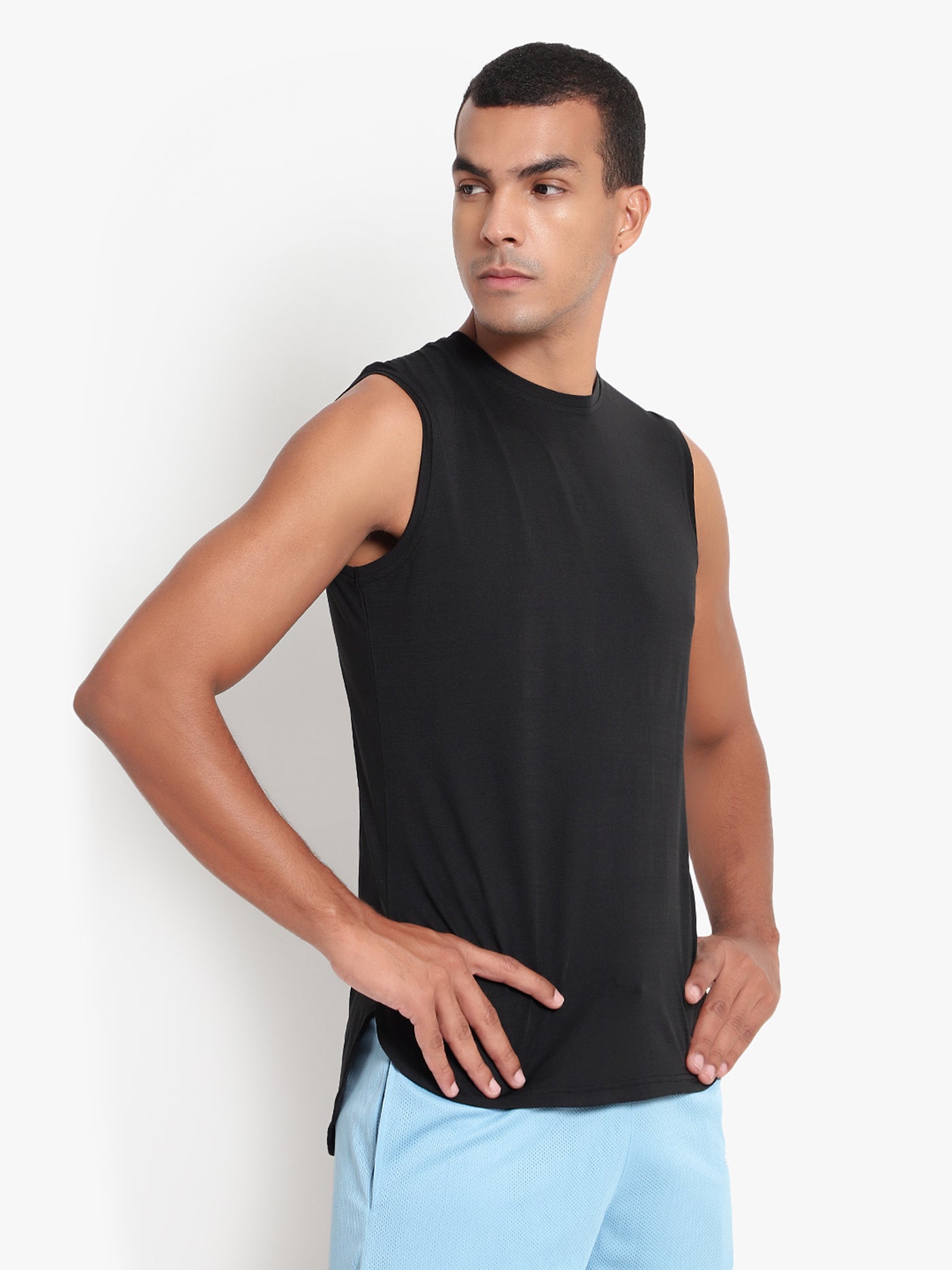 Movement Sleeveless Top - Black