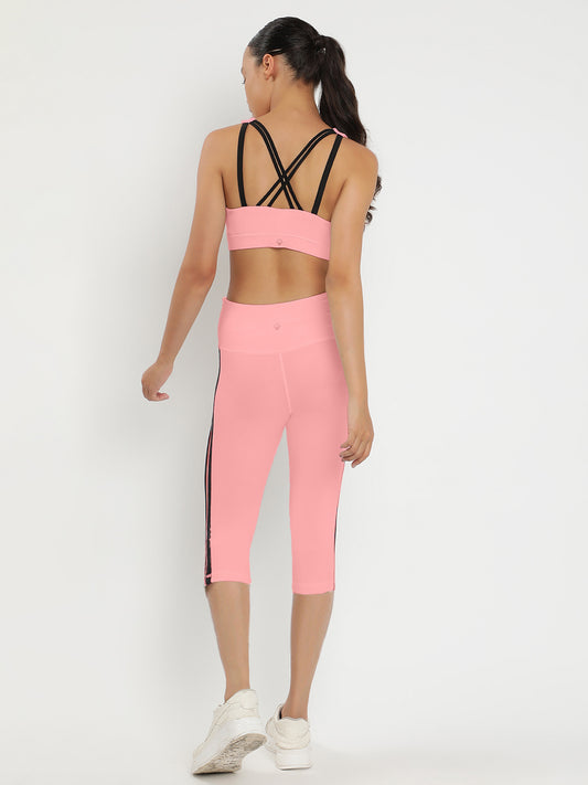 Synergy Bra & Tights Co-Ord Set 18"- Peach