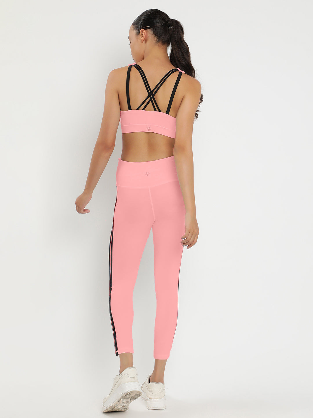 Synergy Bra & Tights Co-Ord Set 25"- Peach