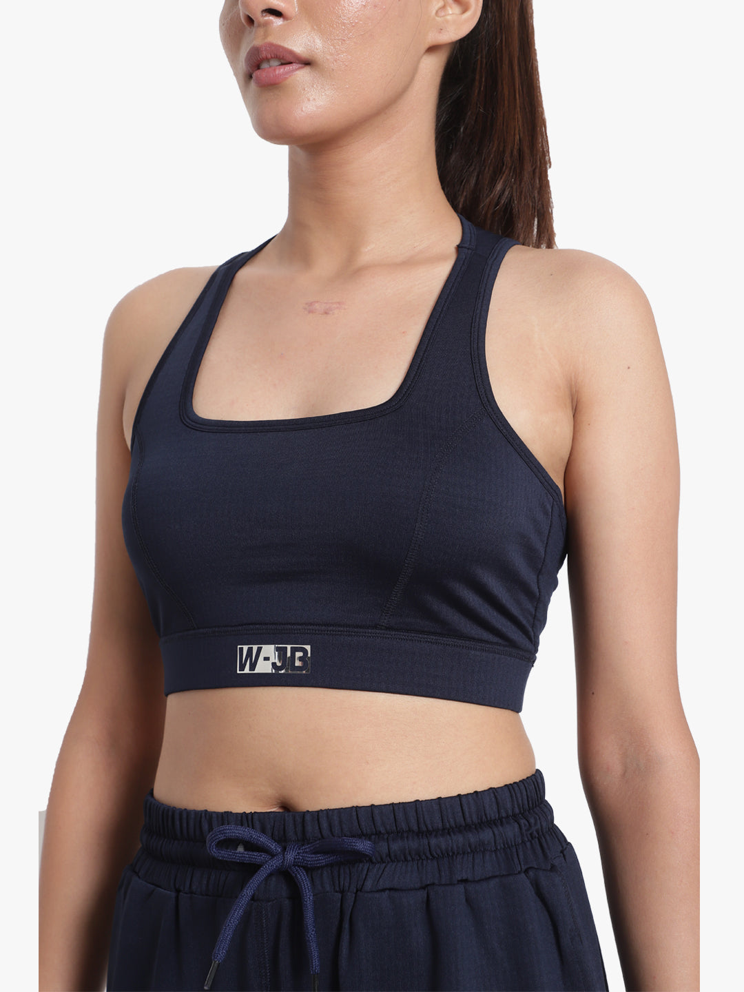 Revival Sports  Bra with Joggers- Navy Blue & Black