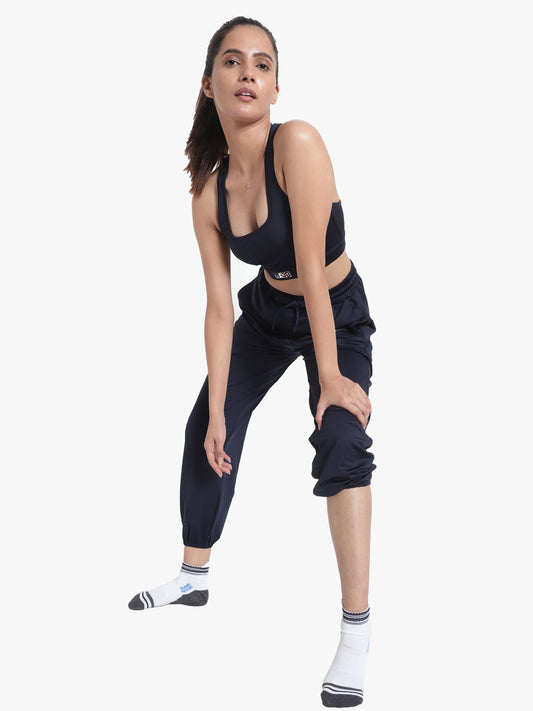 Revival Sports  Bra with Joggers- Navy Blue & Black