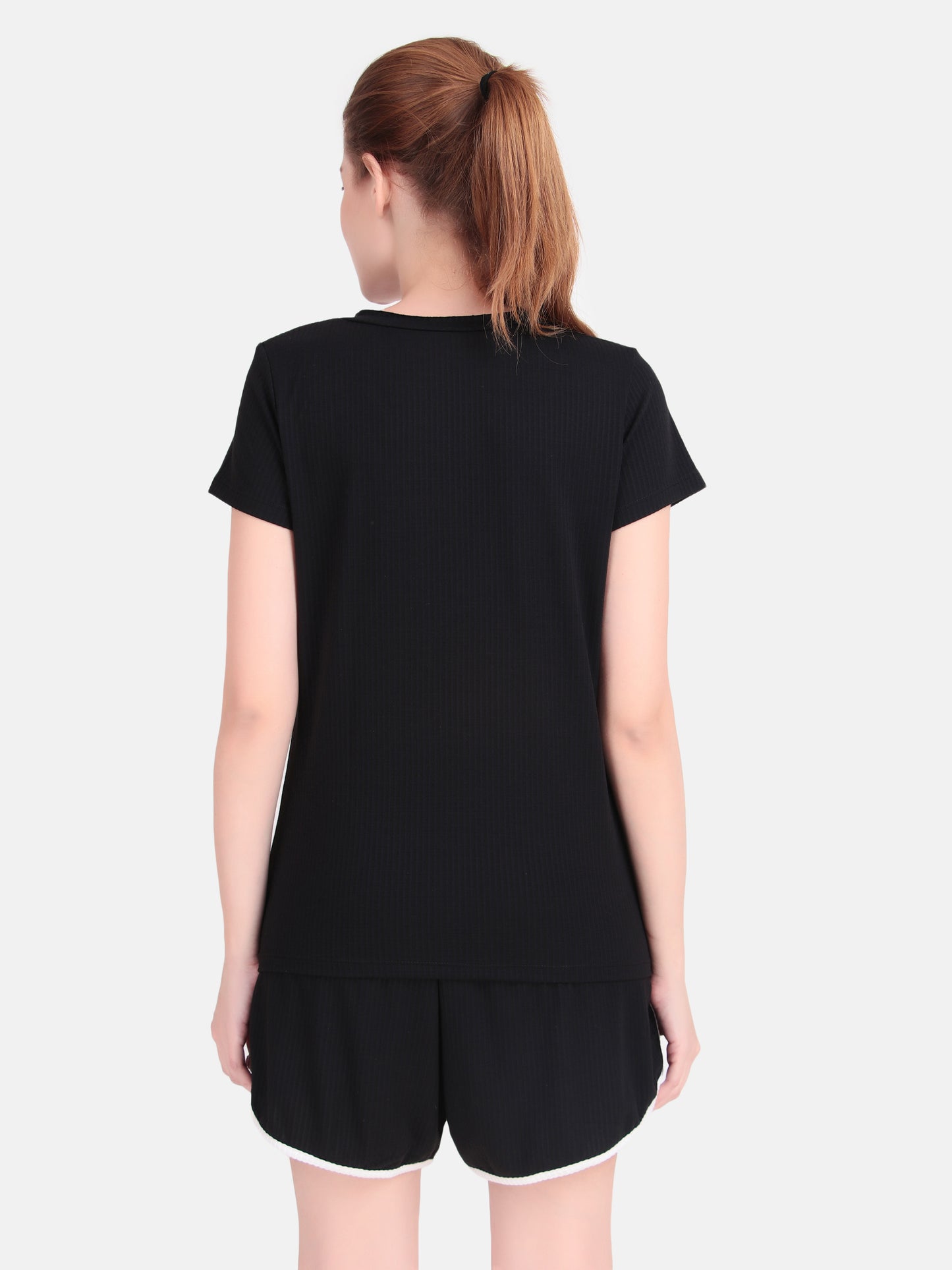 Drift V-Neck Tee  - Black