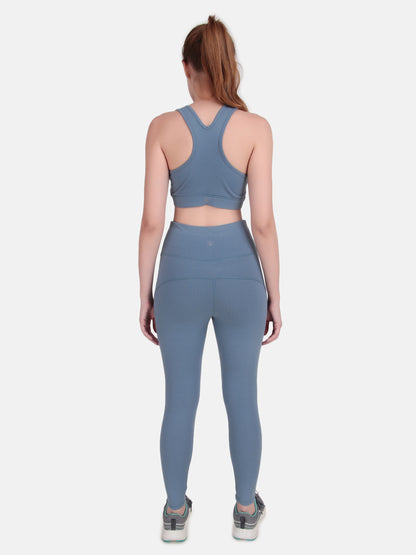 Edge Move Co-Ord Set - Bluestone