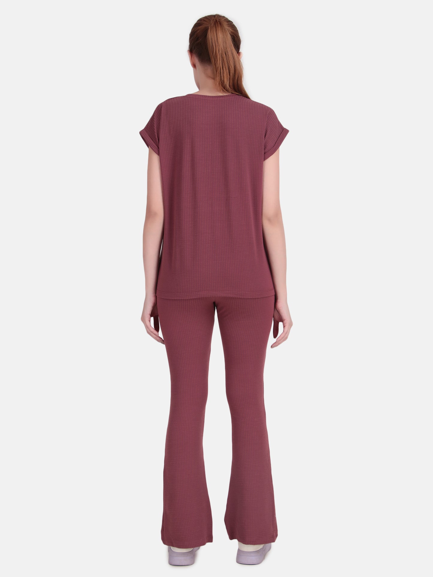 Whisper Where Comfort Meets Calm Co-Ord Set- Burlwood