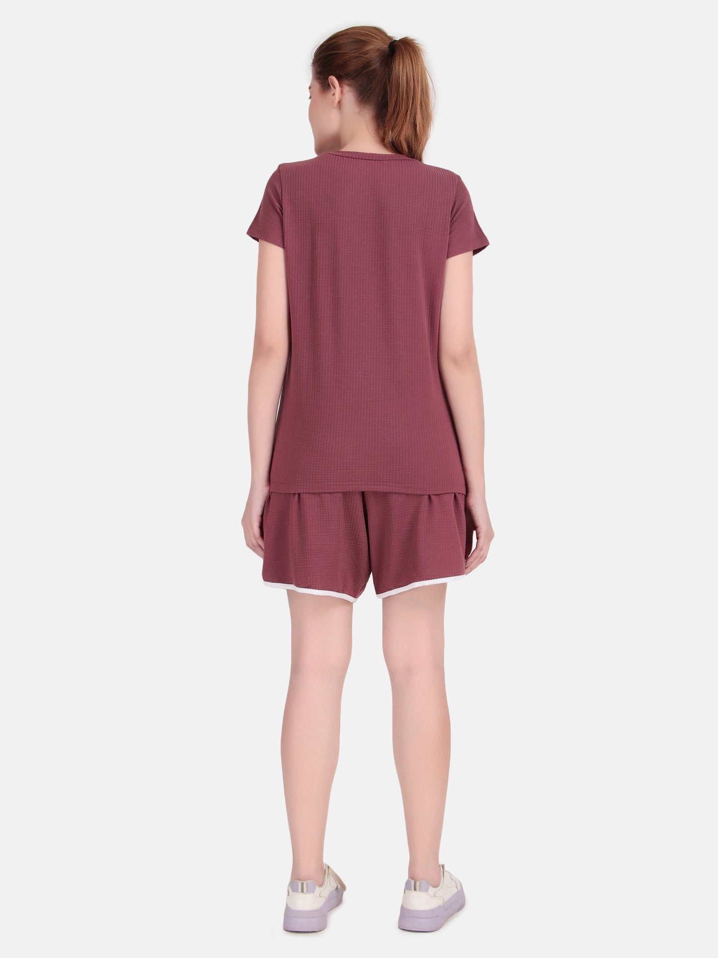 Drift Co-Ord Set - Burlwood