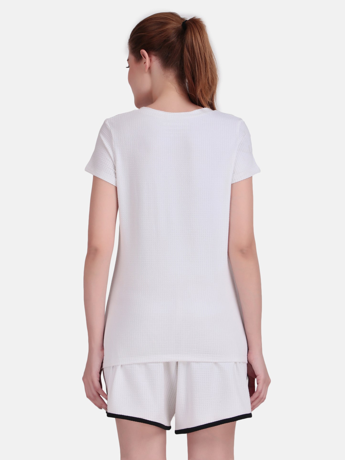 Drift V-Neck Tee  - White