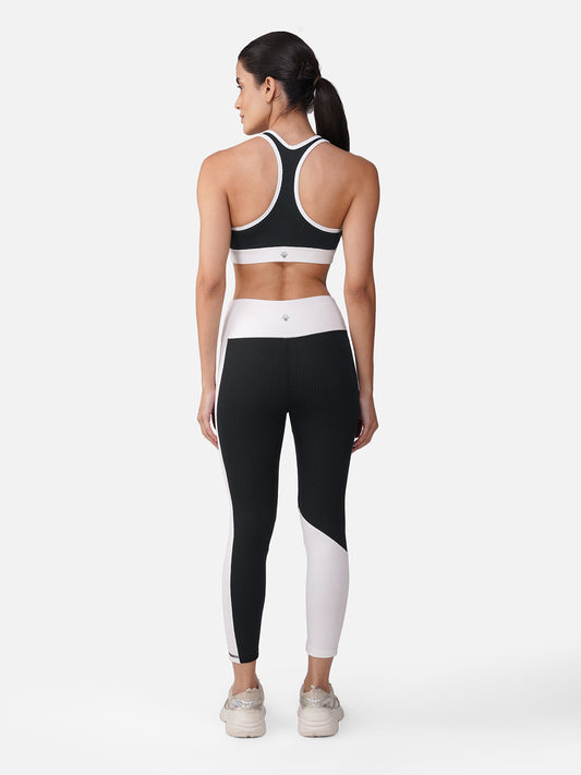 Power Flow Sports Bra with Tights Set
