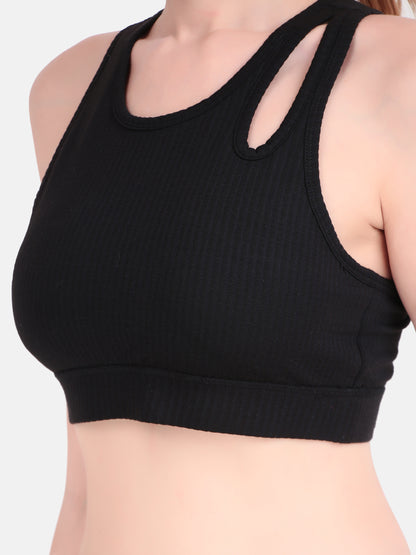 Edge Move Bra & Tight Co-Ord Set - Burlwood