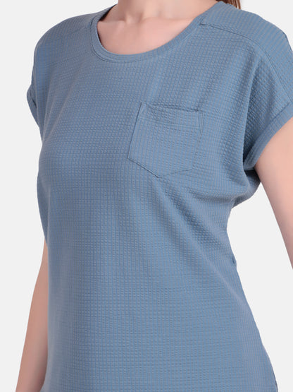 Whisper Tee - Blue Stone