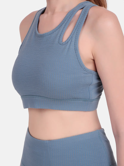 Edge Move Co-Ord Set - Bluestone