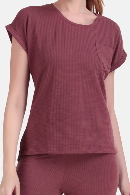 Whisper Tee - Blue Stone