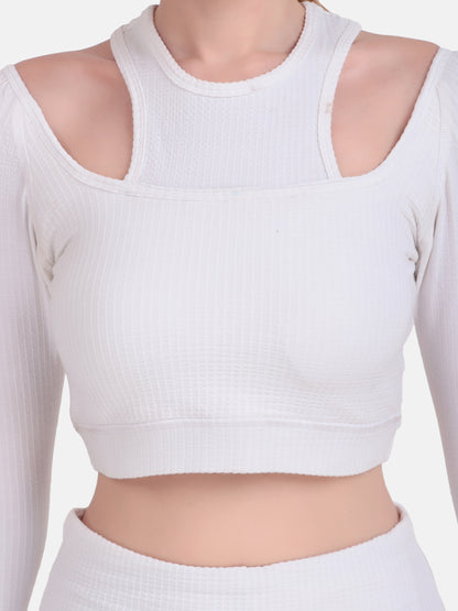 Power Move Cutout Tank Top - Black