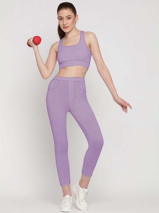 Flex Fit Pocket Tights 23 - Miami Purple