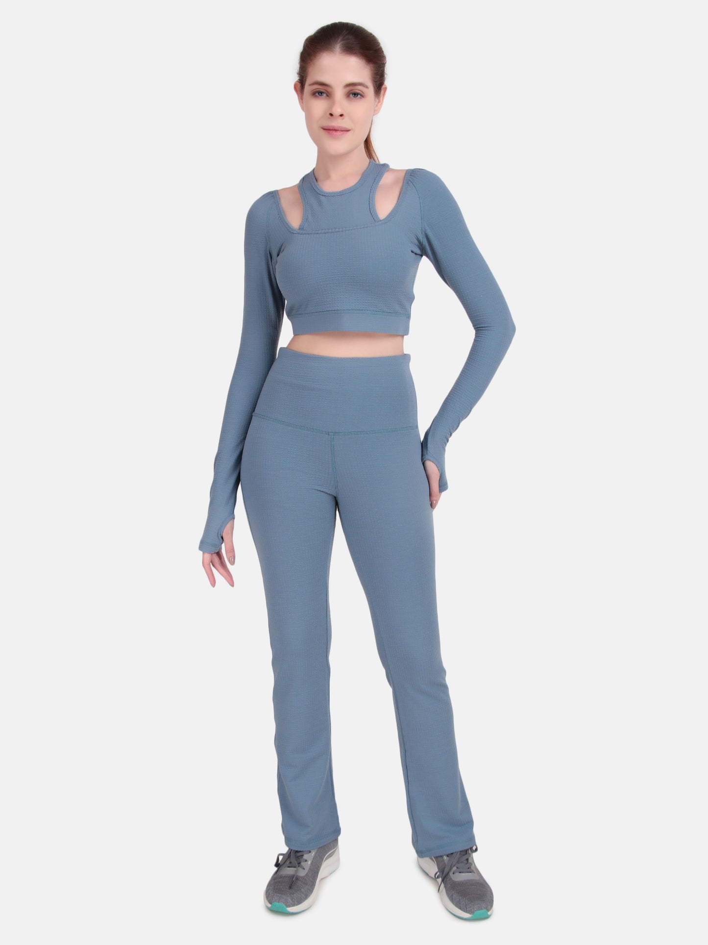 Power Move Co-Ord Set- Bluestone