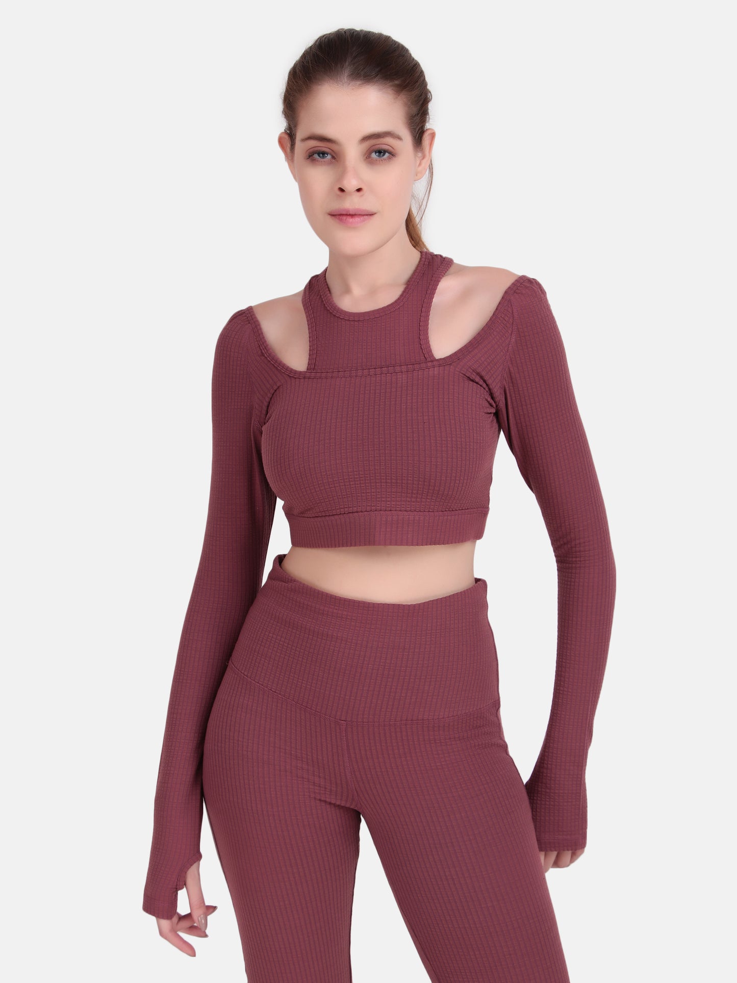 Power Move Cutout Tank Top - Black