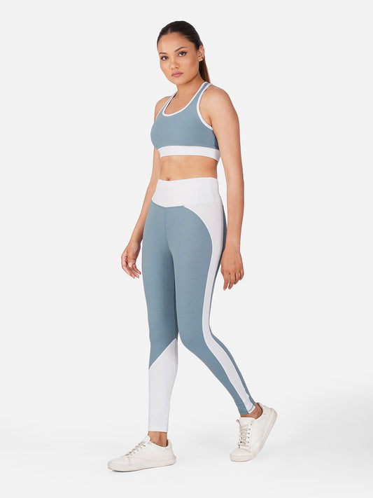 Power Flow Sports Bra with Tights Set