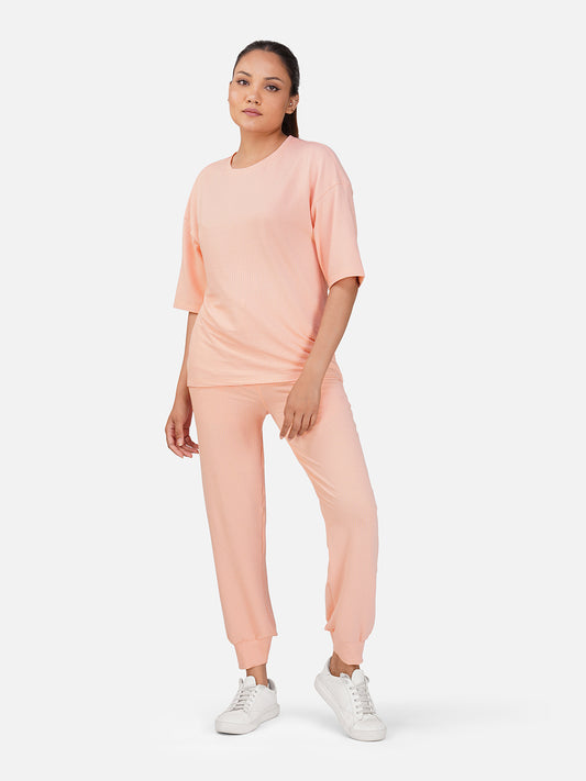 Cloud Comfort Mauve T-Shirt and Joggers Set