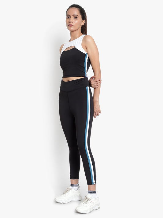 Curve Love Tight & Cutout Top - Black