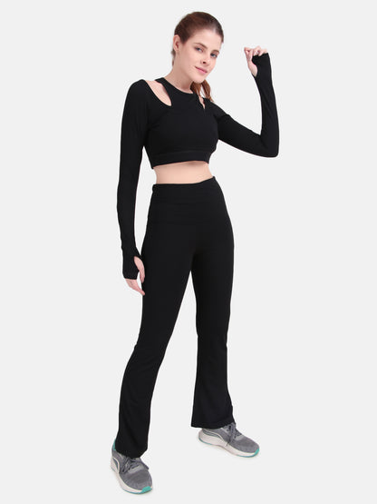 Power Move Top & Pant Co-Ord Set- Bluestone