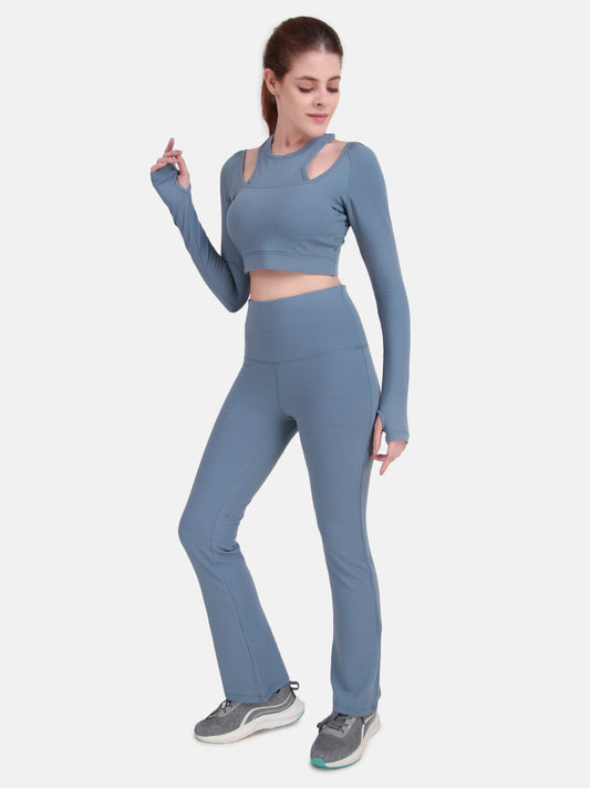Power Move Cutout Top and Pant Set