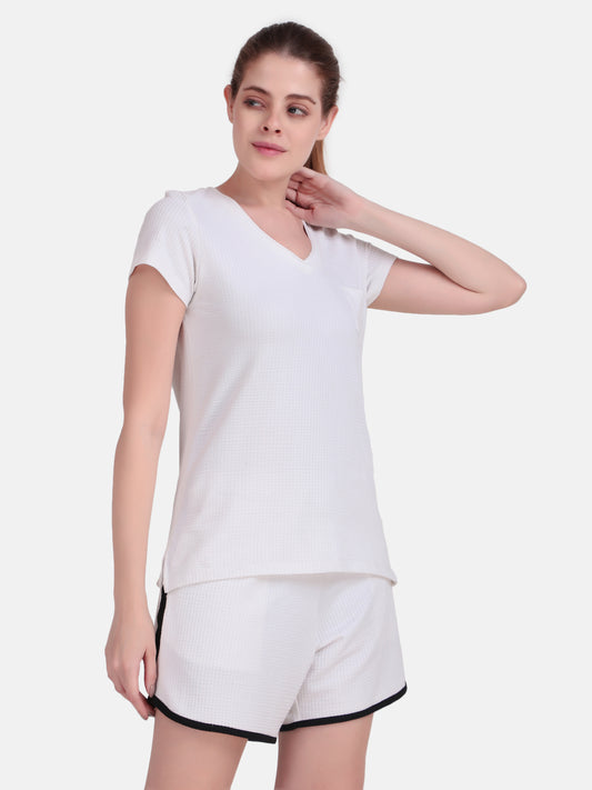 Drift Co-Ord Set - White