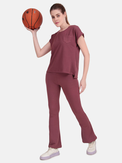 Whisper Where Comfort Meets Calm Co-Ord Set- Burlwood