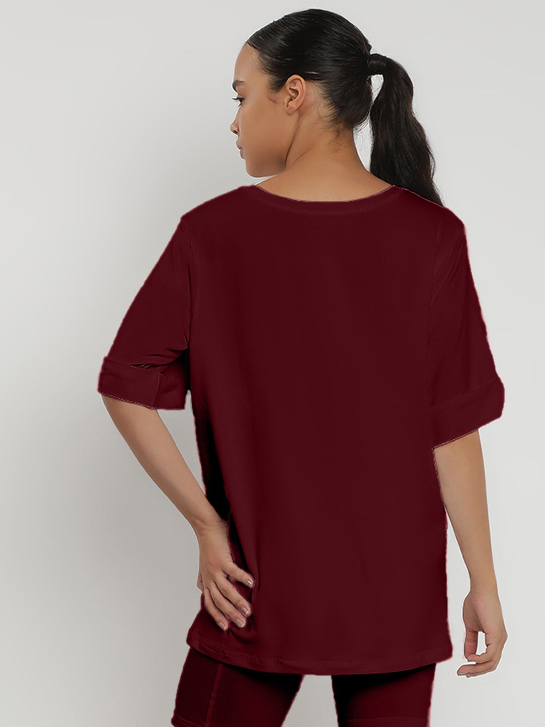 Pulse Tee - Maroon