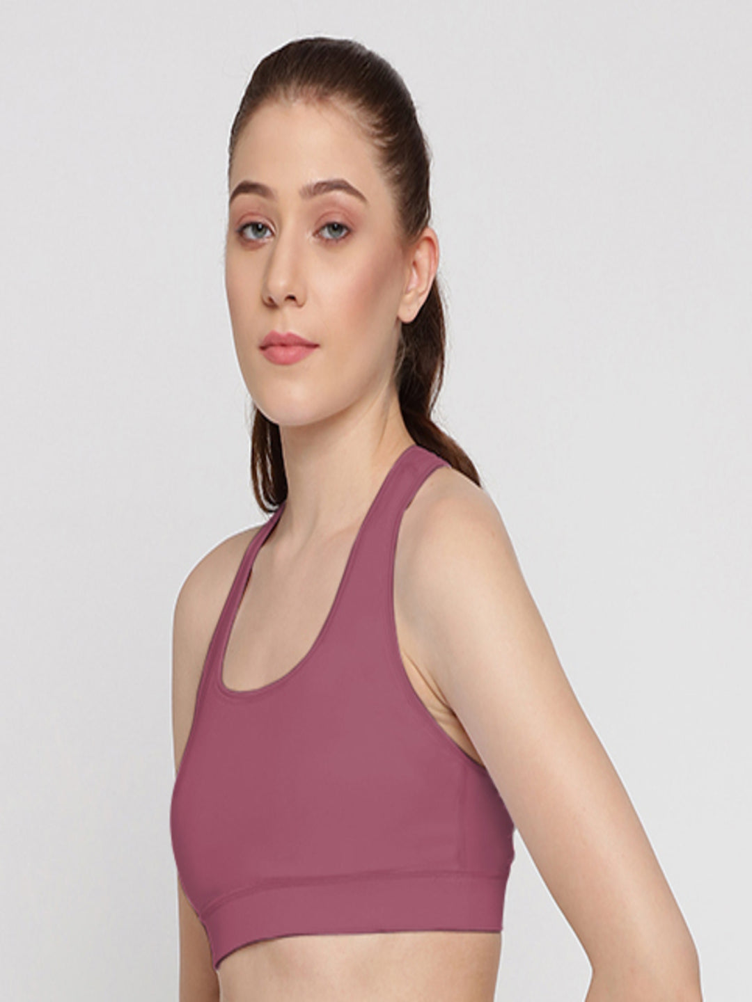 Long Line Sports Bra - Tulipwood