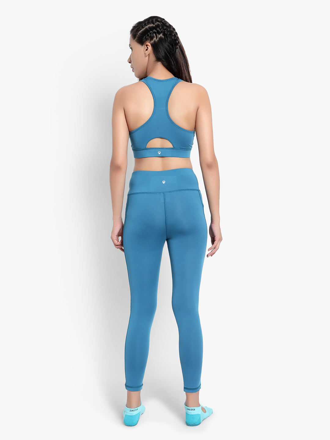 Easy Breezy Sports Bra & Tight Set - Blue