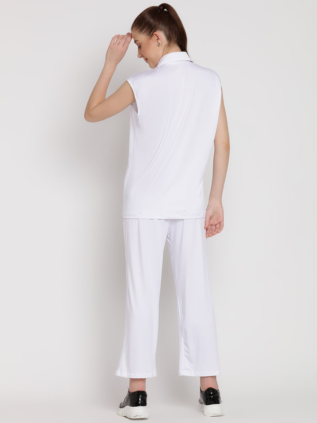 Zen Flow Pants & Shirt Set - White