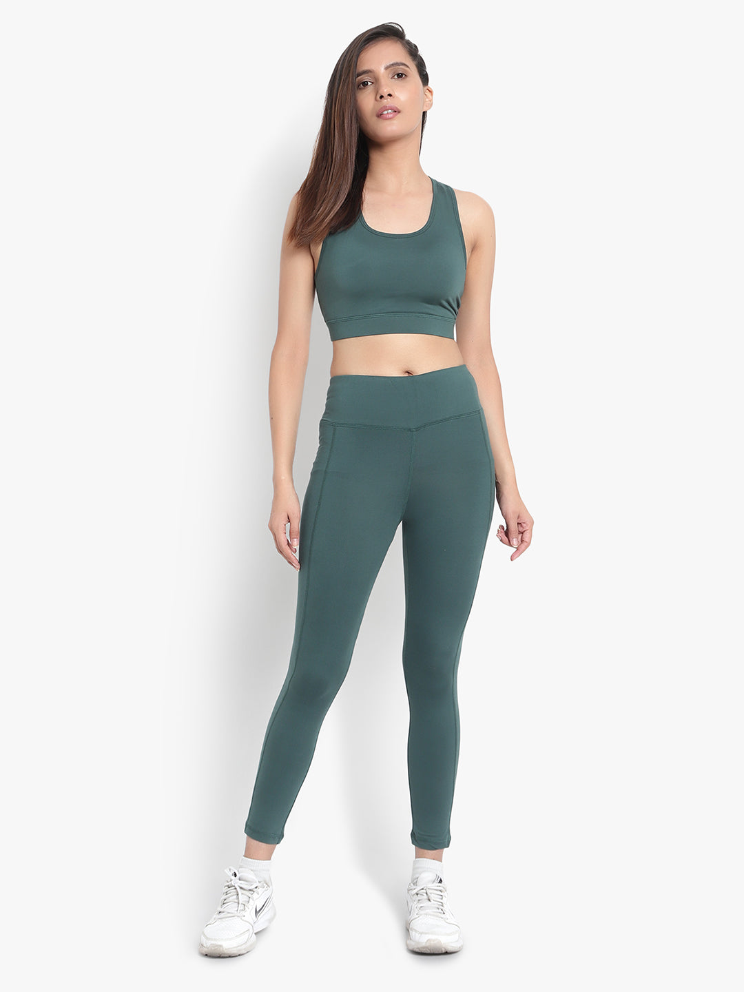 Easy Breezy Sports Bra & Tight Set - Green