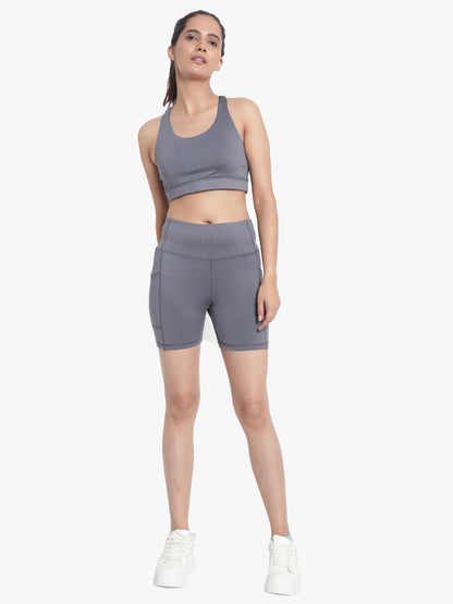 Mirage Shorts & Sports Bra Set - Classic Blue