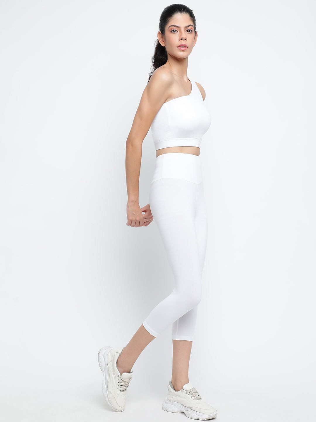 Desire Crop & Capri Co-ord Set - White