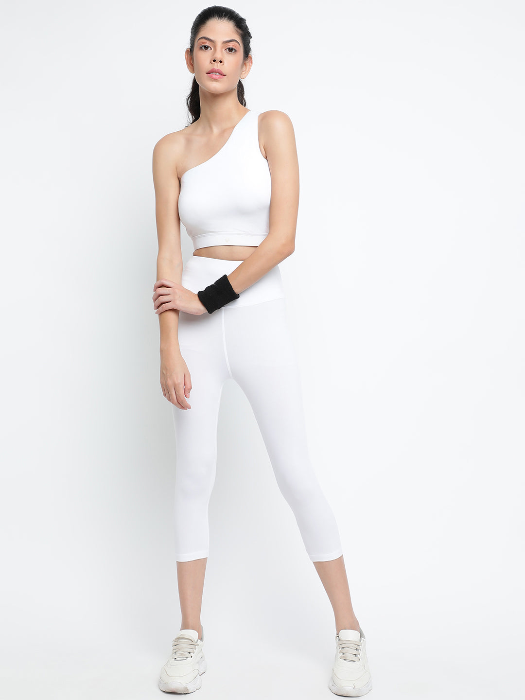 Desire Crop & Capri Co-ord Set - White