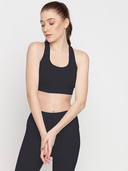 Long Line Sports Bra - White