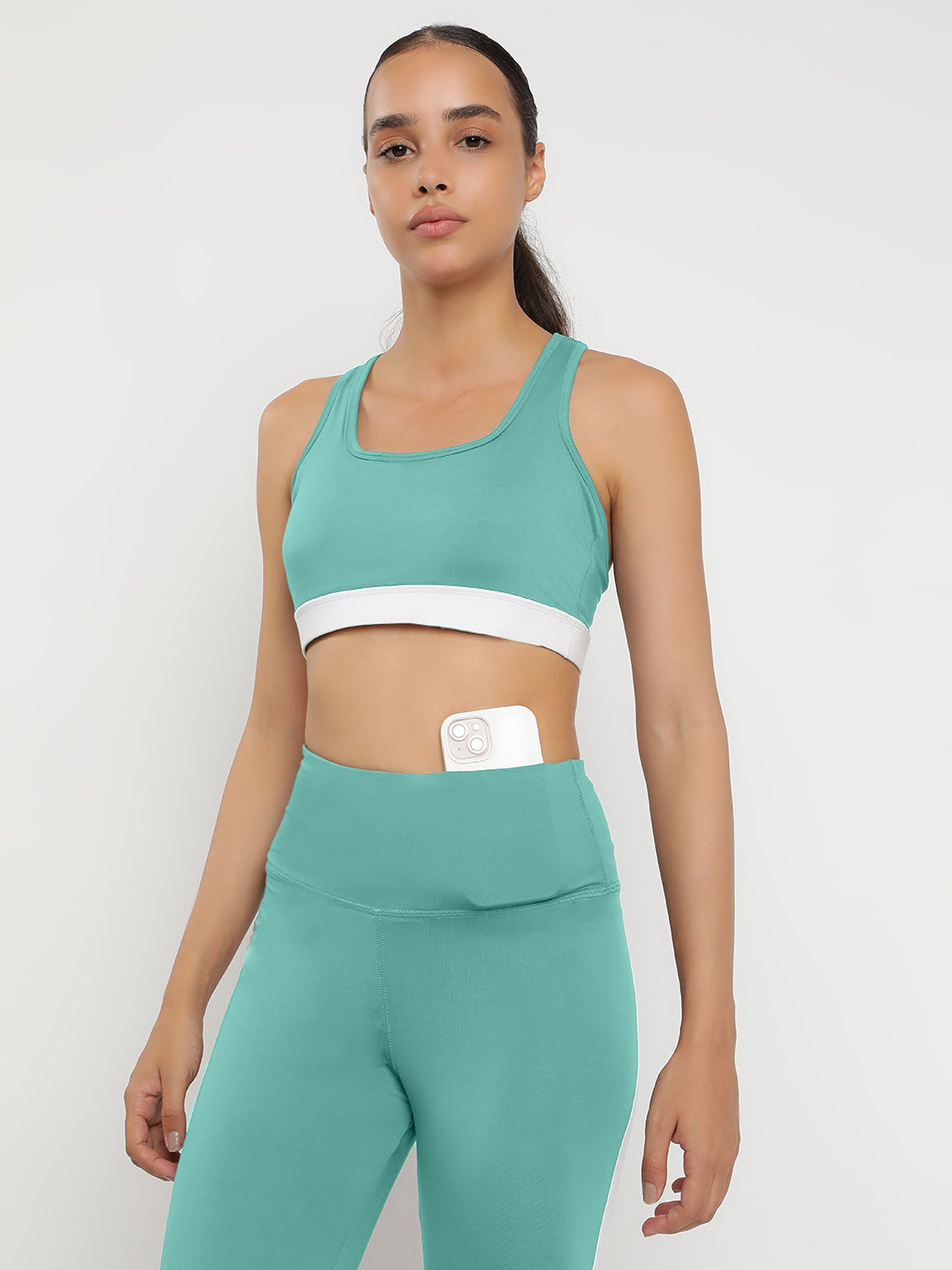 Momentum Bra & Leggings Co-Ord Set 23"- Mint