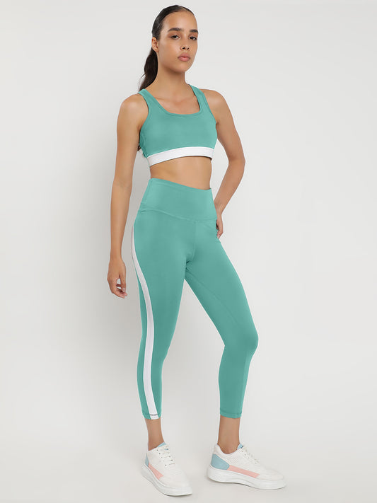 Momentum Bra & Leggings Co-Ord Set 21"- Mint