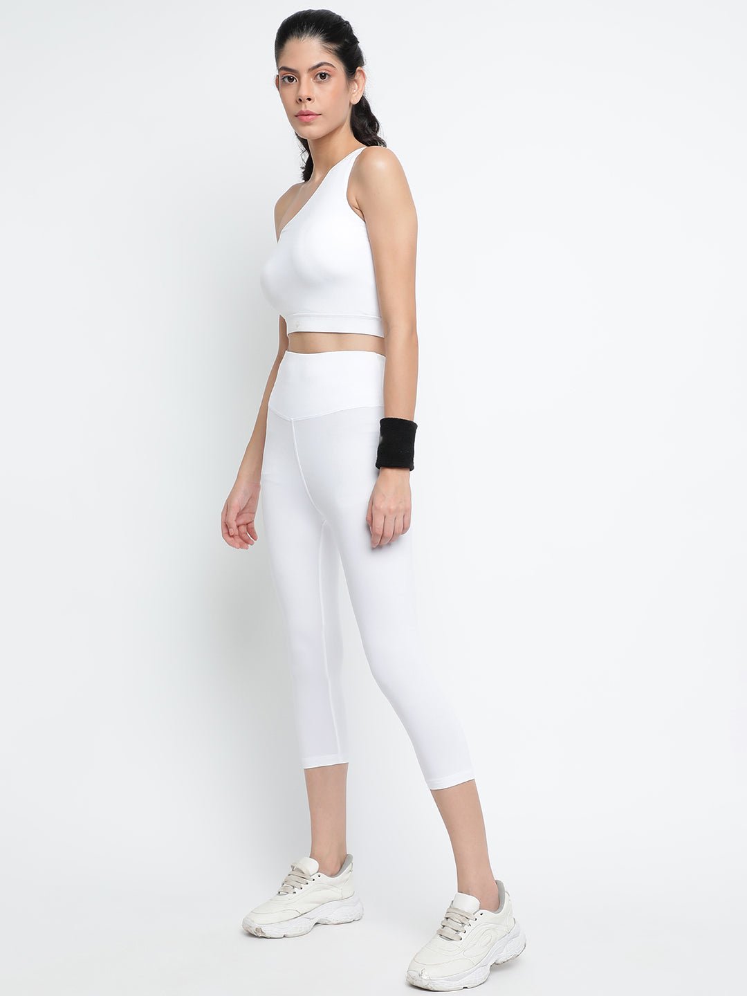 Desire Crop & Capri Co-ord Set - White